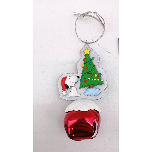 Lot of 3 Peanuts Holiday Ornaments Snoopy Christmas Tree Jingle Buddies Bell - Picture 2 of 6
